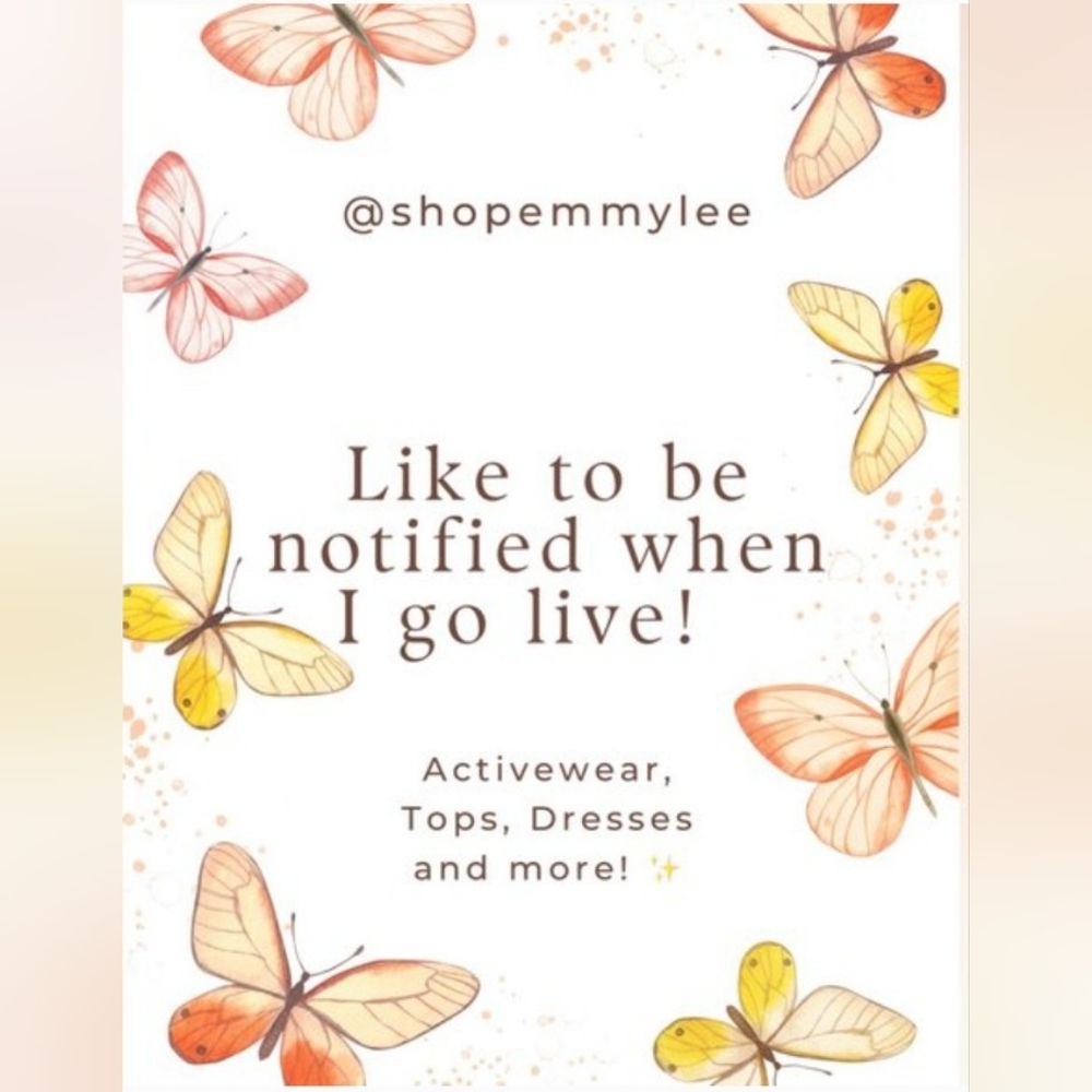 LIKE this listing to be notified when I go LIVE
